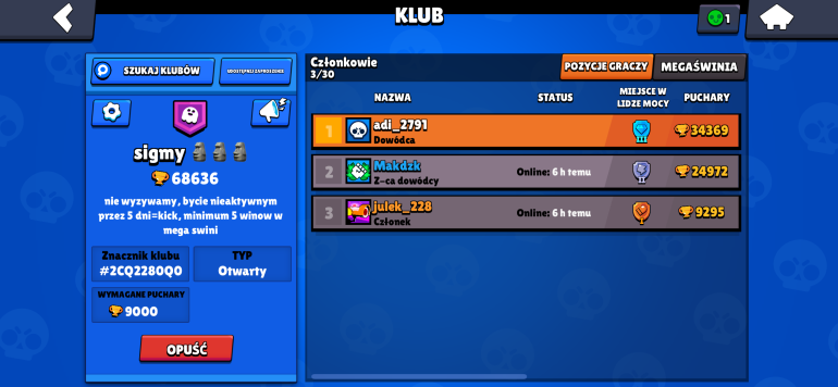 Klub brawl stars