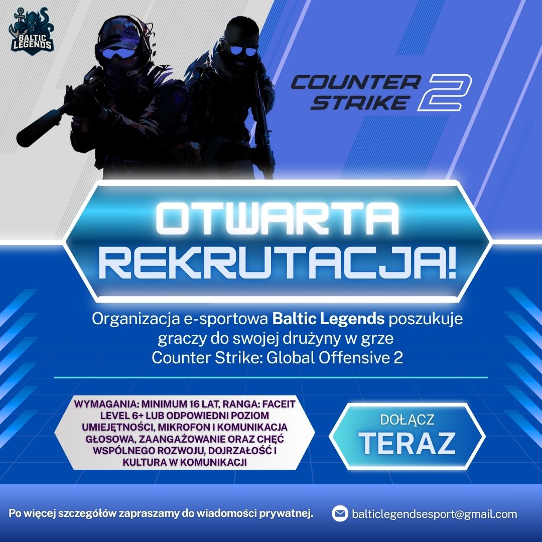 Counter-Strike 2 – Rekrutacja do Baltic Legends