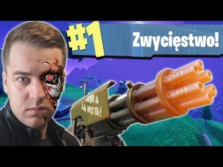 NOWA BROŃ! MINIGUN NISZCZY WSZYSTKO! - FORTNITE