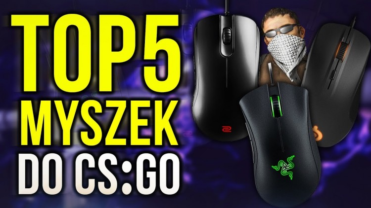 TOP 5 NAJLEPSZYCH MYSZEK DO CS:GO