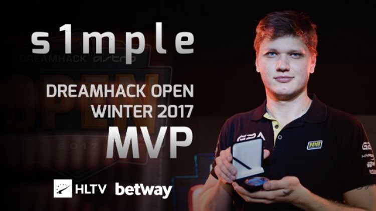 s1mple - MVP DreamHack Open Winter 2017 - HLTV.org