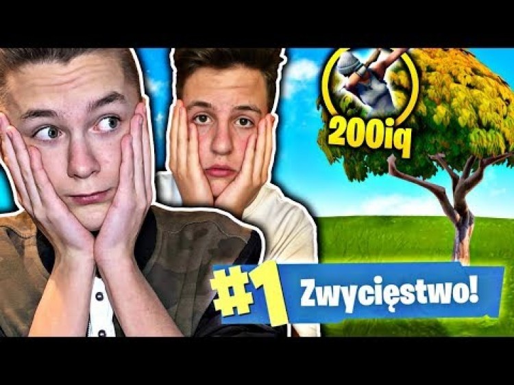 NAJLEPSZA TAKTYKA W FORTNITE - DRZEWO CHALLENGE /w Jacob & Playson