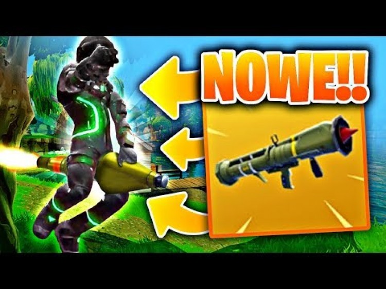 LATAŁEM NA NOWEJ RAKIECIE W FORTNITE !! - NOWY UPDATE STERUJĄCA RAKIETA - BATTLE ROYALE /w HajTV