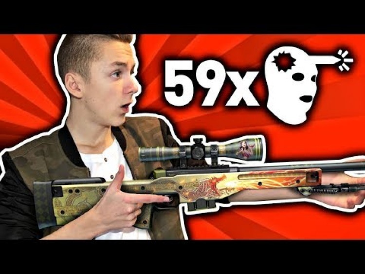 57 FRAGÓW - ONLY AWP I DEAGLE CHALLENGE - MIRAGE W CS:GO (CSGO) - ZE STREAMA