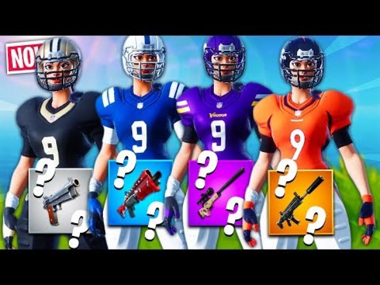 ???? LOSOWY SKIN *NFL* CHALLENGE w Fortnite!