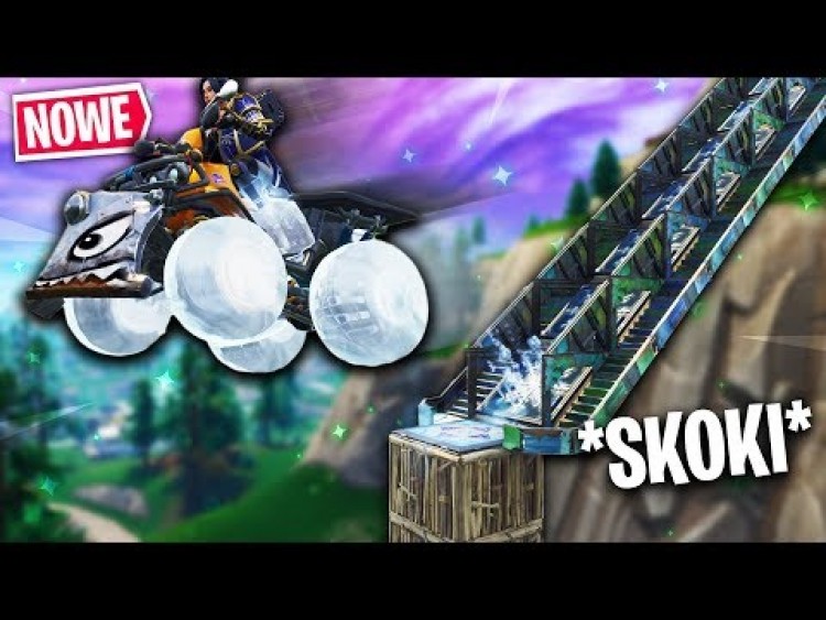 ❄️ *NOWE* SKOKI NARCIARSKIE TARANAMI w Fortnite Battle Royale | Manoyek