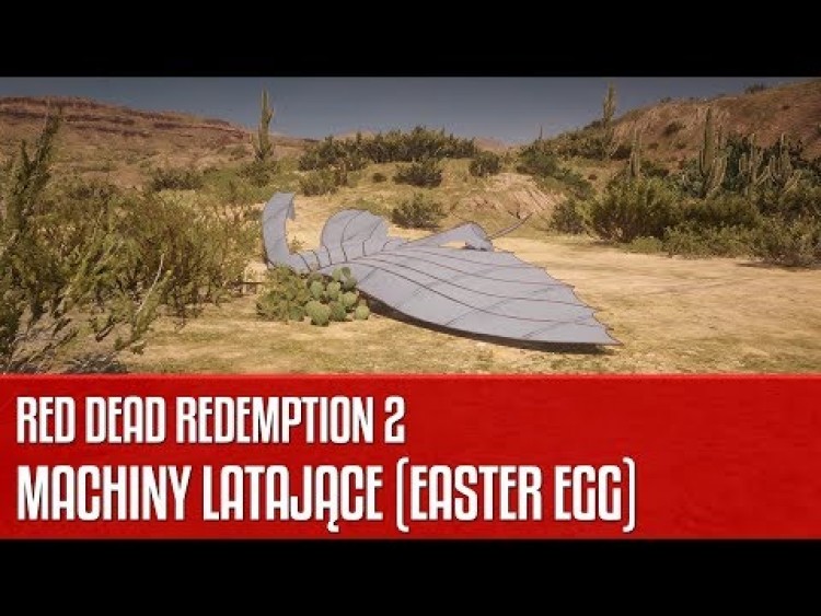Machiny latające w Red Dead Redemption 2 (easter egg)