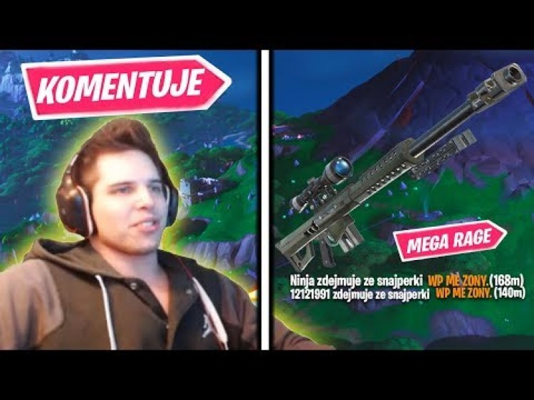 ZONY KOMENTUJE MECZ I MEGA RAGE *TYPICAL SNAJPA* ~ Fortnite Funny Fails and WTF Moments