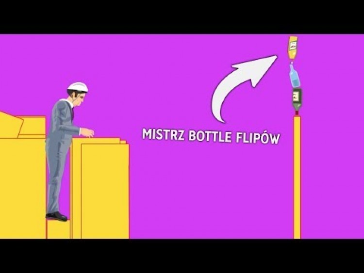 Najlepszy BOTTLE FLIP w historii! (HAPPY WHEELS)