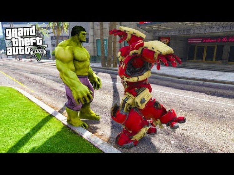 IRON MAN nie miał szans z HULKIEM (GTA na modach) | IRON MAN MOD