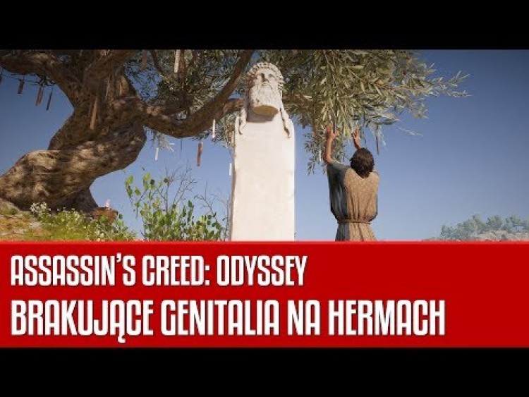 Brakujące genitalia na hermach w Assassin's Creed: Odyssey