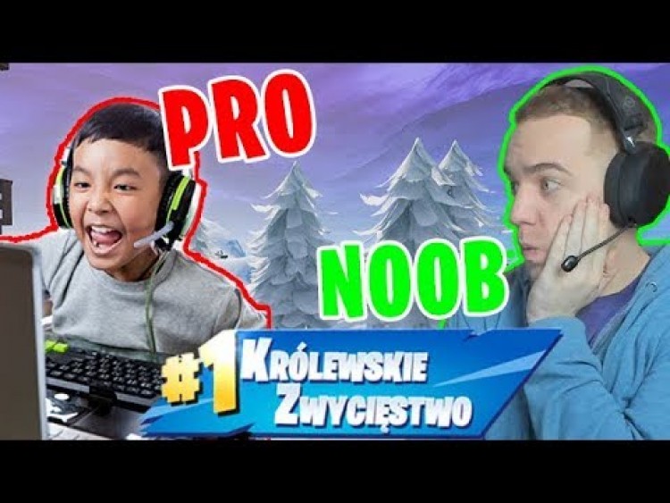 GRAM Z NAJMŁODSZYM PRO GRACZEM!? - Fortnite Battle Royale