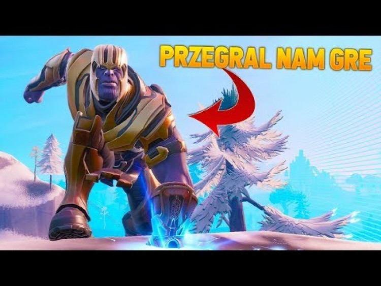 Ten THANOS przegrał nam gre! (FORTNITE)