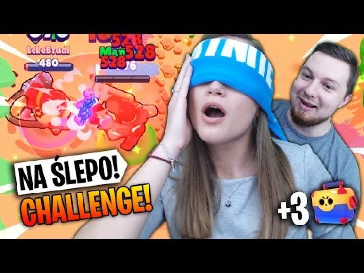 ???? GRAMY "NA ŚLEPO"! NAJTRUDNIEJSZY CHALLENGE w Brawl Stars! WYGRAJ 3 MEGA BOXY!