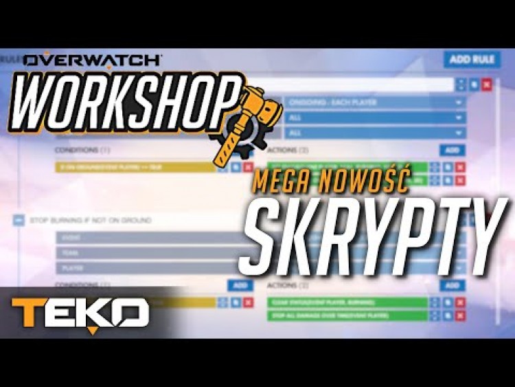 MEGA Nowość! Warsztat Overwatch - Własne Skrypty! Mody, Tryby, Skille!