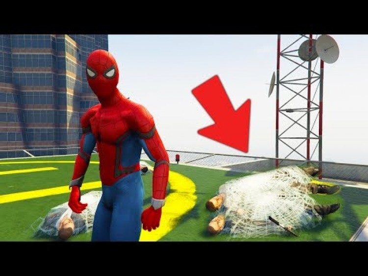 SPIDER-MAN vs PRZESTĘPCY (GTA na modach) | SPIDER-MAN MOD