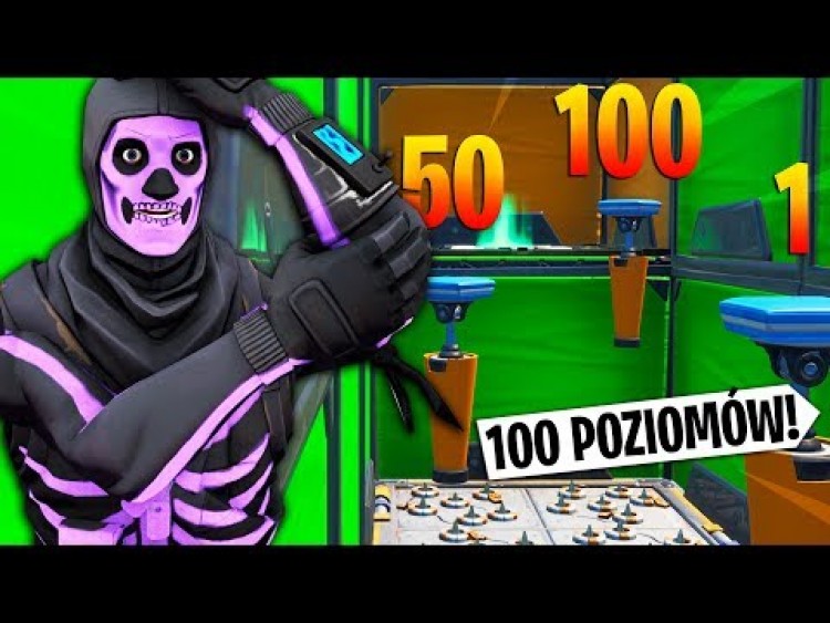 ???? "100 POZIOMOWY" DEATHRUN DLA BAMBIKÓW w Fortnite!