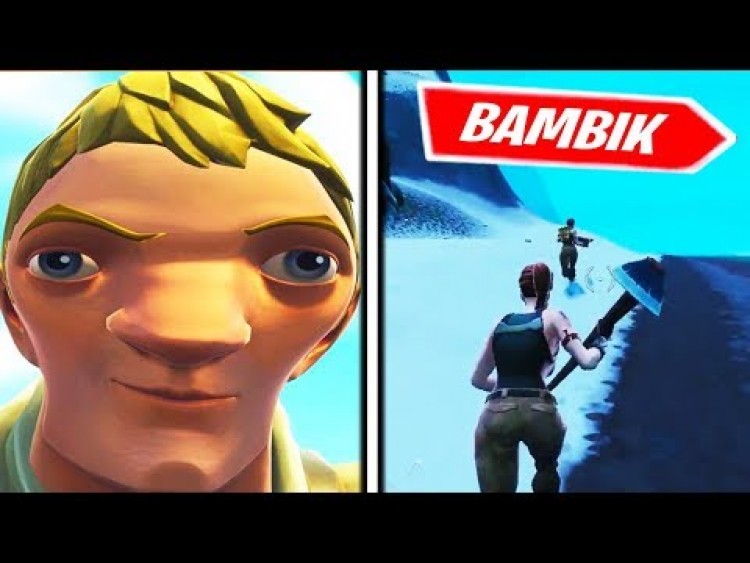 SPOTKAŁ TOTALNEGO BAMBIKA *GONIŁ GO* ~ Fortnite Funny Fails and WTF Moments