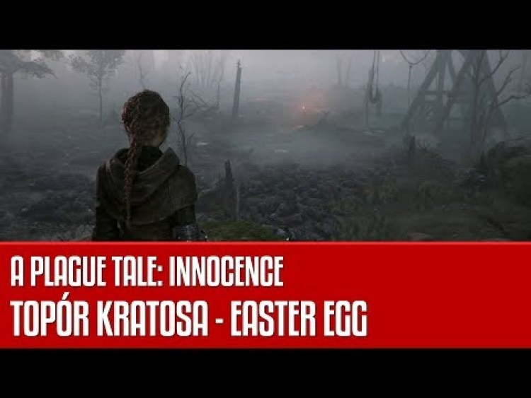 Topór Kratosa w grze A Plague Tale: Innocence (easter egg)
