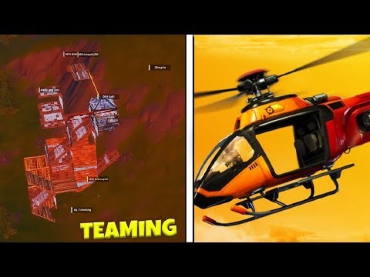 TAKIEGO TIMINGU JESZCZE NIE WIDZIAŁEŚ 6 OSÓB & HELIKOPTER! | TYPOWY FORTNITE