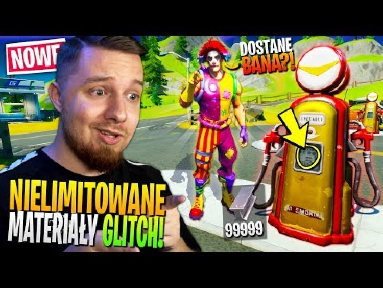 GLITCH na NIELIMITOWANE materiały w Fortnite ... (największy BŁĄD!)