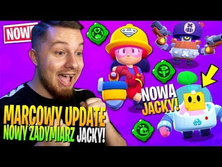 2 NOWYCH zadymiarzy! JACKY + nowe GADŻETY w Brawl Stars ... (rip bilety!)