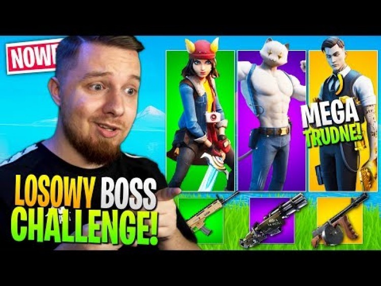 Losowy BOSS challenge w Fortnite ... (mega trudne!)