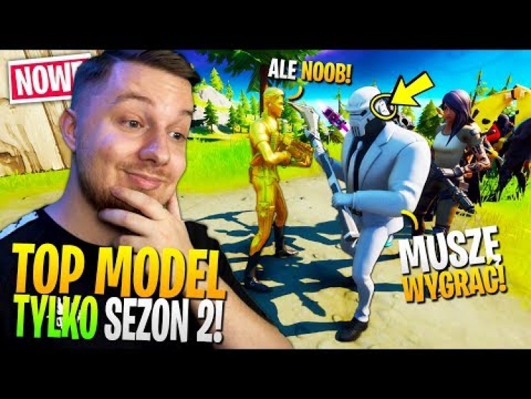 Zrobiłem TOP MODEL tylko z SEZONU 2 w Fortnite ... (mega zaskoczenie!)