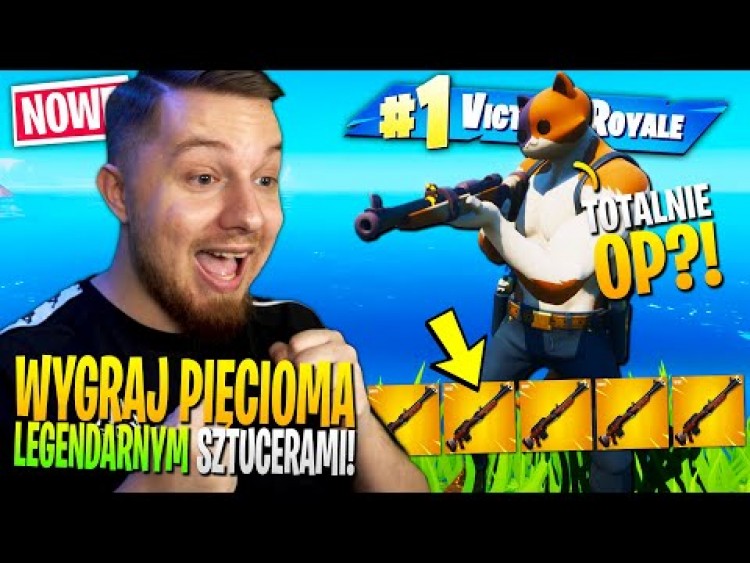 Wygraj TYLKO nowym LEGENDARNYM SZTUCEREM w Fortnite ... (totalnie op!)