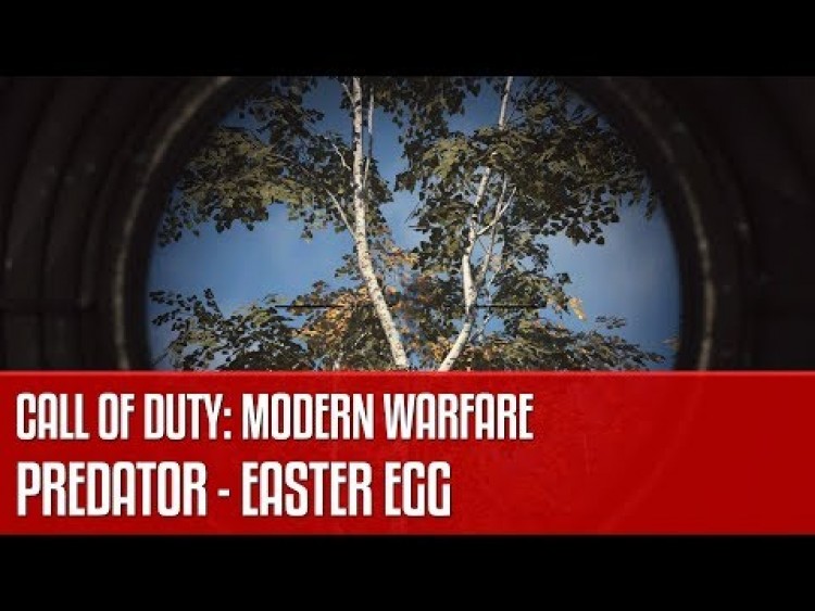 Predator w Call of Duty: Modern Warfare - easter egg