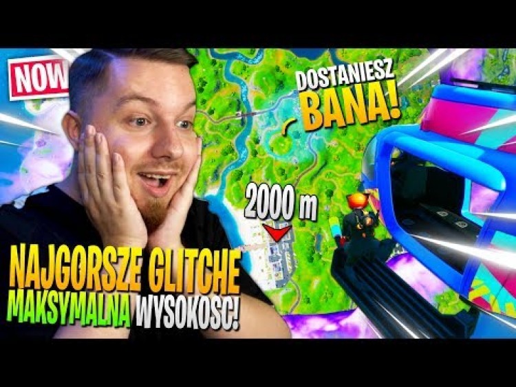 Najgorsze GLITCHE - MAKSYMALNA wysokość i NIEWIDZIALNOŚĆ w Fortnite ... (Pogromcy GLITCHY!)