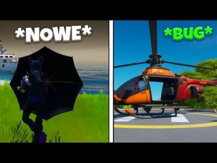 *nowe* PARASOLKA W FORTNITE JAKO ITEM, HELIKOPTER KTÓRY ZABIJA! | TYPOWY FORTNITE