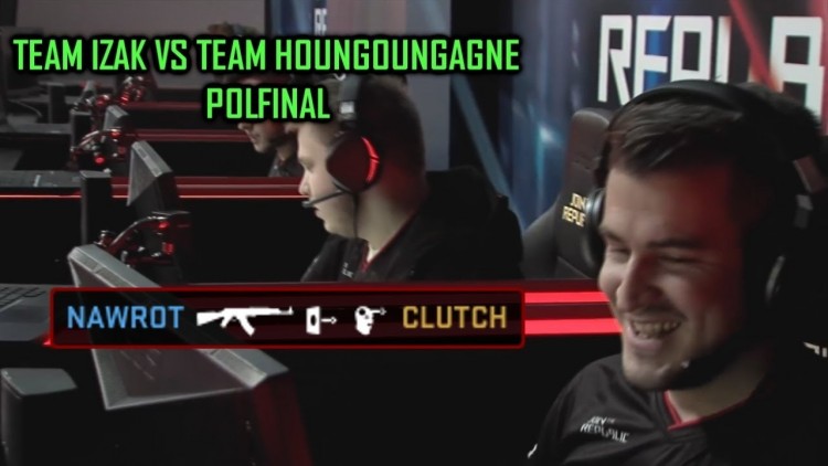 NAWROT BÓG CS'A! PÓŁFINAŁ TEAM IZAK VS TEAM HOUNGOUNGAGNE! ASUS ROG PIERWSZA MAPA! NAJLEPSZE MOMENTY