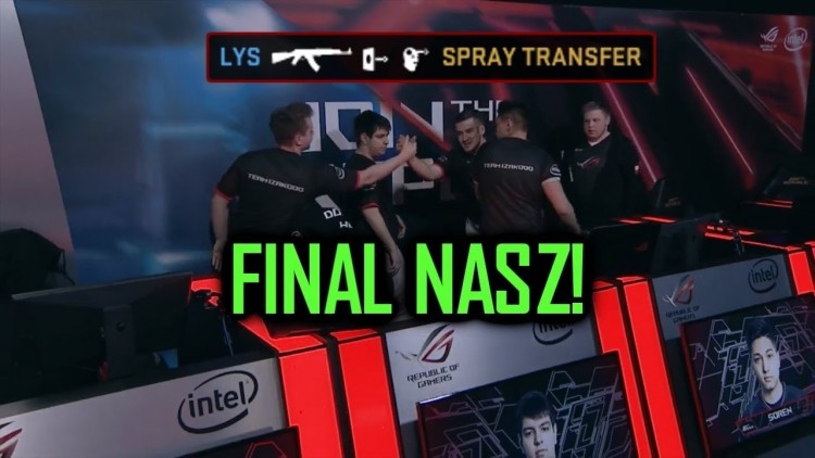 FINAŁ NASZ! LYS VAC SPRAY! TEAM IZAK VS TEAM HOUNGOUNGAGNE DRUGA MAPA ASUS ROG NAJLEPSZE MOMENTY!