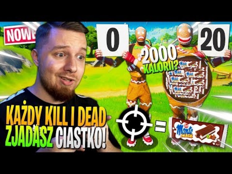 1 KILL = Zjadam CIASTKO w Fortnite ... (było CIĘŻKO!)