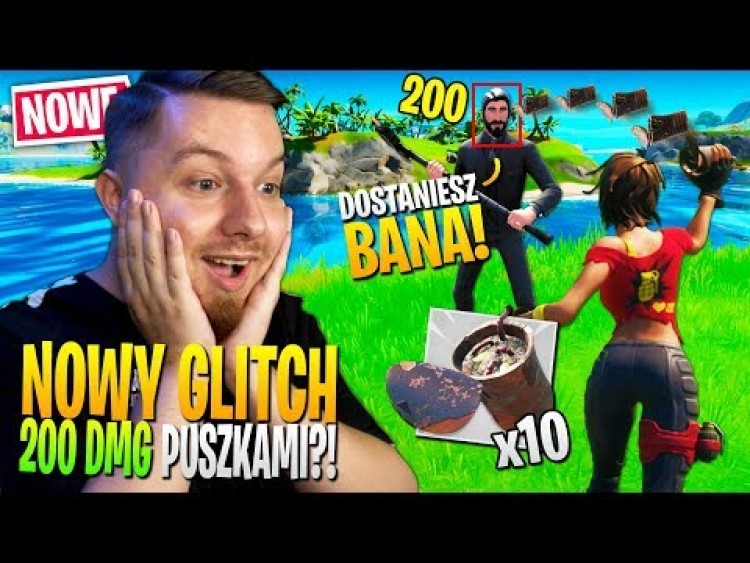 Mega GLITCH z PUSZKĄ w Fortnite ... (totalnie OP!)