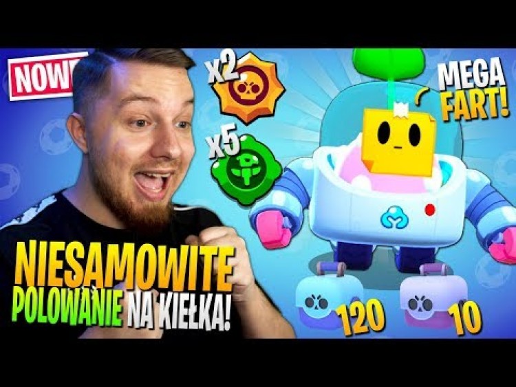 NIESAMOWITE polowanie na KIEŁKA w Brawl Stars ... (mega SZCZĘŚCIE!)