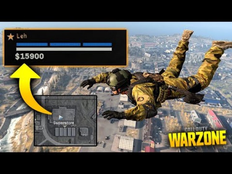 NAJLEPSZE MIEJSCE DO LĄDOWANIA? 16000$ W 3 MINUTY! ? (Call of Duty: Warzone)