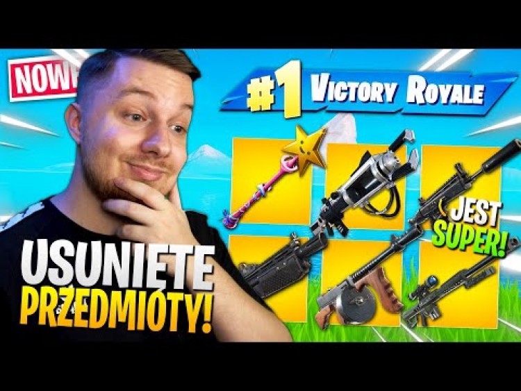 Tylko USUNIĘTE rzeczy CHALLENGE w Fortnite ... (mega TRUDNE!)