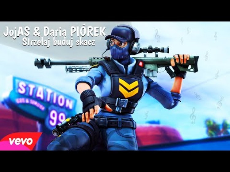 JOJAS & DARIA PIÓREK "STRZELAJ BUDUJ SKACZ" - FORTNITE RAP PIOSENKA ♫ ( TYPOWY FORTNITE )