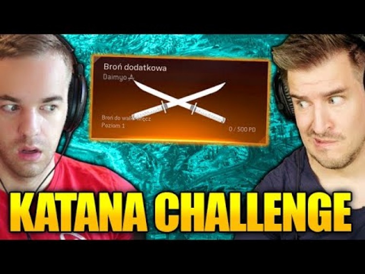 TYLKO KATANA CHALLENGE! ⚔️ (Call of Duty: Warzone /w Izak)