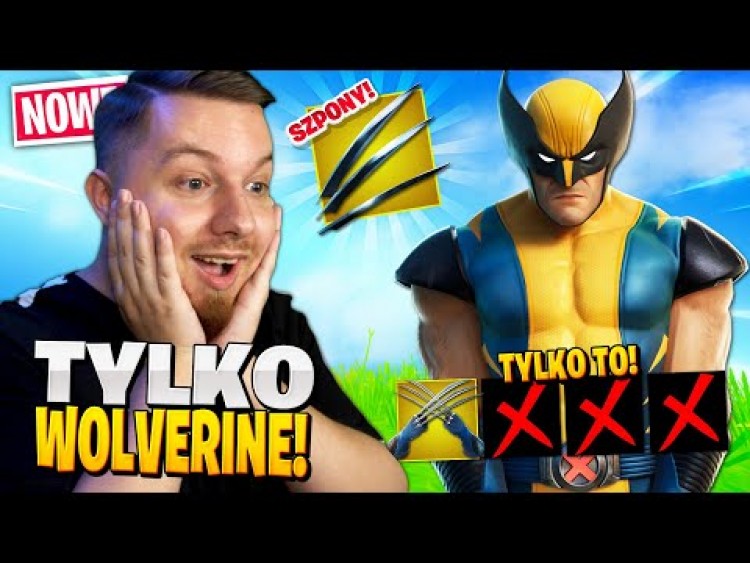 Tylko MITYCZNY WOLVERINE w Fortnite ... (szalone KILLE!)