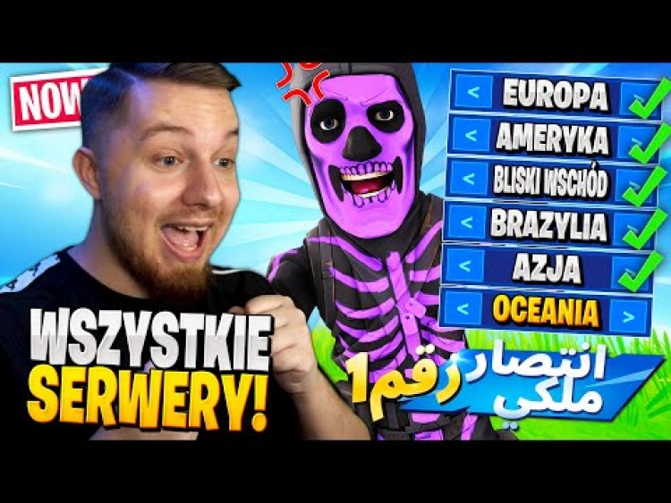 WYGRAJ na KAŻDYM SERWERZE w Fortnite ... (niemożliwy CHALLENGE!)