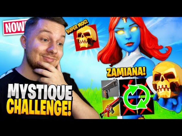 Zamiana LOOTU i SKINA - MYSTIQUE challenge w Fortnite ... (mega TRUDNE!)