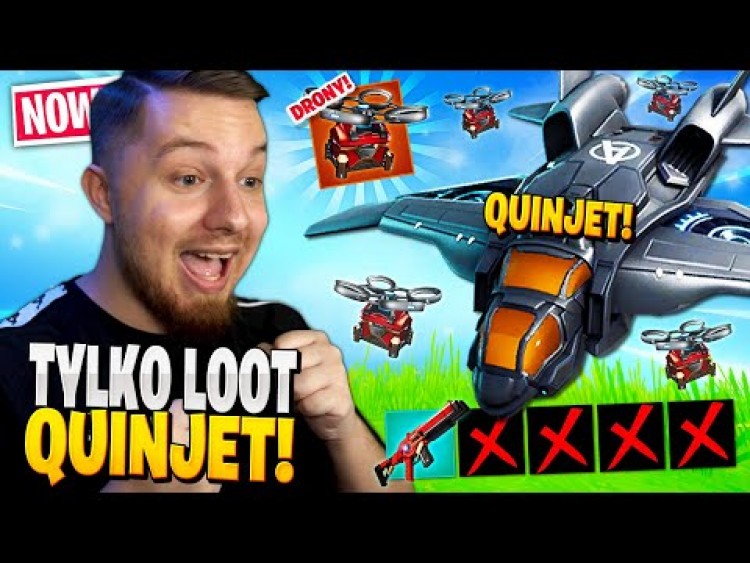 LOOT tylko z SAMOLOTÓW STARKA w Fortnite ... (mega OP!)