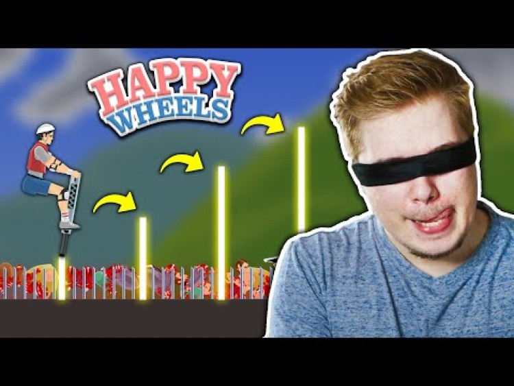 HAPPY WHEELS, ALE GRAM NA ŚLEPO