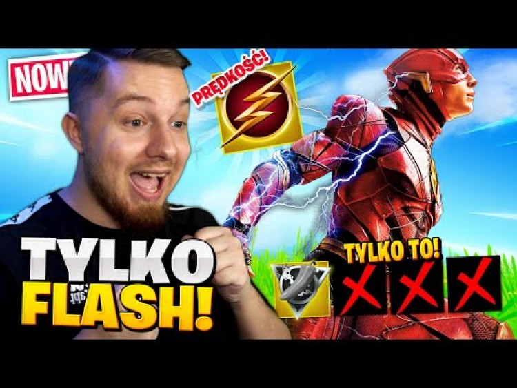 FLASH i jego MITYCZNE MOCE w Fortnite ... (mega PRĘDKOŚĆ!)