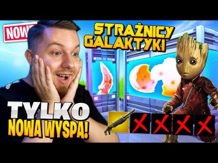 TYLKO wyspa STRAŻNIKÓW GALAKTYKI w Fortnite ... (super LOOT!)