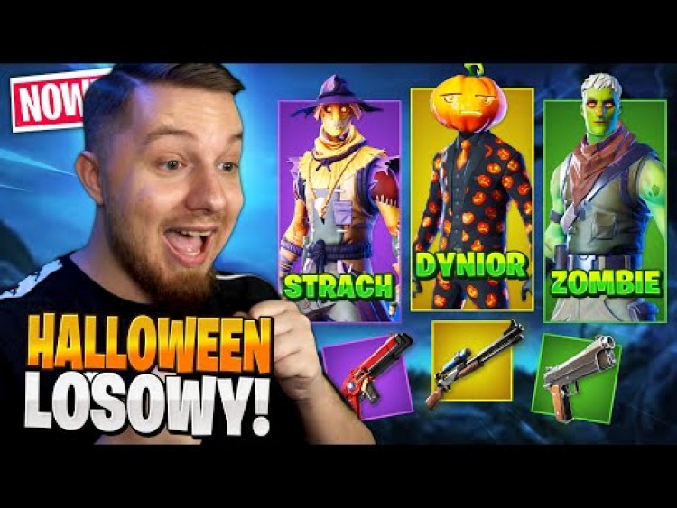 Losowy HALLOWEEN BOSS challenge w Fortnite ... (było STRASZNIE!)