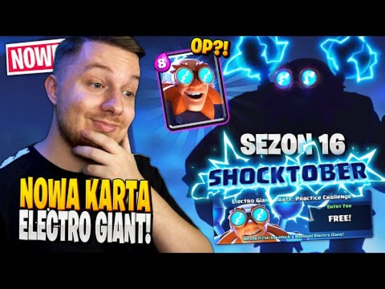 Nowy ELECTRO GIANT i SEZON w Clash Royale ... (mega OP?)